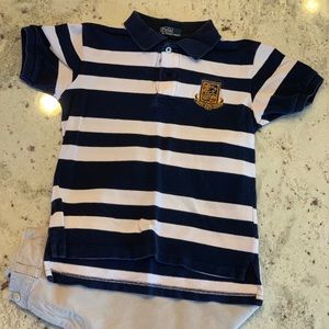 Ralph Lauren striped polo.